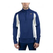 Mizuno Warmalite Sweatshirt Blau Weiß, Größe S