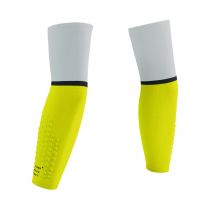 Manchons Compressport ArmForce Ultralight jaune noir, Taille Taille 3
