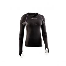 T-shirt Lurbel Cristallo Manche Longue Noir Rose Femme, Taille M