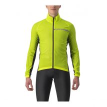 Castelli Squadra Stretch Langarmjacke Gelb Grau, Größe M