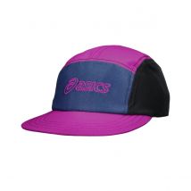 Casquette Asics 5 Panneaux Rose Bleu Noir