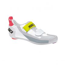 Chaussures SIDI T-5 Air Blanc Gris Jaune, Taille 41 - EUR