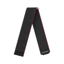 Coros Pace 3 22 mm Nylon Noir Bracelet Rouge
