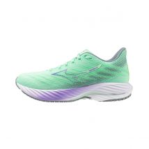 Chaussures Mizuno Wave Rider 28 Vert Violet SS25 Femme, Taille 39 - EUR