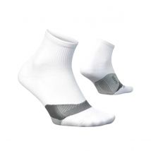 Chaussettes Feetures Elite Light Cushion Quarter Blanc, Taille M