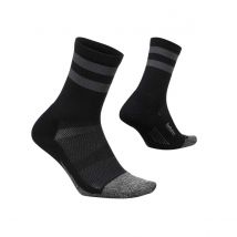Chaussettes Feetures Elite Light Cushion Mini Crew High Top Noir, Taille L