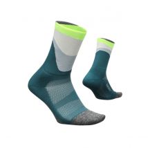 Chaussettes Feetures Elite Light Cushion Mini Crew High Top Vert, Taille M