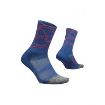 Chaussettes Feetures Elite Light Cushion Mini Crew Bleu, Taille L