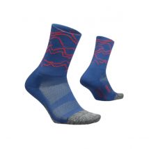 Feetures Elite Light Cushion Mini Crew Socken Blau, Größe M