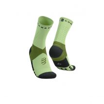 Chaussettes Compressport Ultra Trail Socks V2.0 Vert Noir, Taille Taille 3