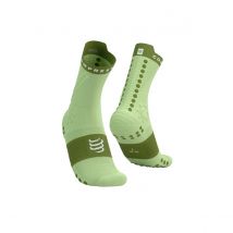 Chaussettes Compressport Pro Racing Socks V4.0 Trail Vert, Taille Taille 2