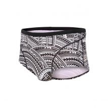Zone3 Kona Speed Brief Badehose Schwarz Weiß, Größe XXS
