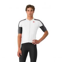 Maillot Castelli Entrata 6 Blanc Noir, Taille M