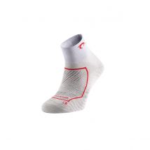 Chaussettes Lurbel Race Three Gris Glace Rouge, Taille S