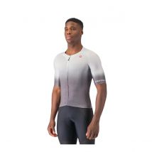Maillot Castelli UPF Manches Courtes Gris, Taille S