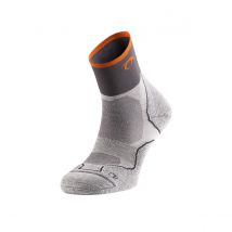 Lurbel Desafío Four Socken in Eisgrau und Orange, Größe S