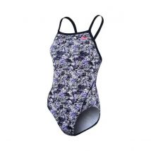 Maillot de bain Zone3 Strap Back Pacific Koa Gris Noir Femme, Taille Taille 30