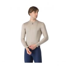 Maillot Castelli Espresso LS Manches Longues Beige, Taille M