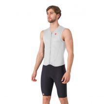 Castelli Free San Remo 3 Ärmelloser Triathlonanzug Weiß Schwarz, Größe XL