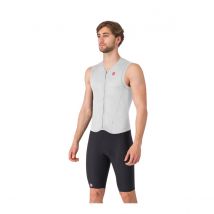 Combinaison Castelli Free San Remo 3 Sans Manches Blanc Noir, Taille S