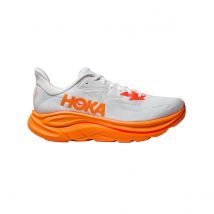 Chaussures Hoka Clifton 10 Blanc Orange SS25, Taille EU 42