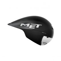 Casque MET Drone Wide Body II Noir Métallique Brillant, Taille M (55-58 cm)