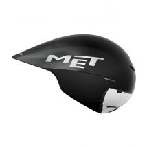 MET Drone Wide Body II Helm Glänzendes Metallic-Schwarz, Größe L (58-61 cm)
