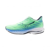 Chaussures Mizuno Wave Rider 28 Vert Bleu SS25, Taille 45 - EUR