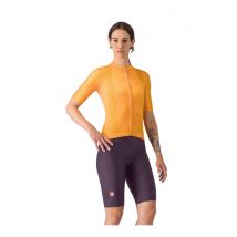 Castelli Prima 2 DT Shorts Orange Schwarz Damen, Größe S
