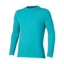 Langarmshirt Mizuno Core Impulse Blau, Größe XL