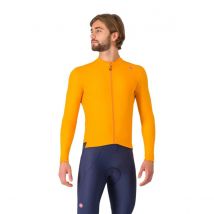 Maillot Castelli Espresso Thermal Manches Longues Orange, Taille M