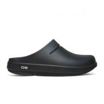 Unisex-Sandale Oofos Recovery Ooclog Schwarz, Größe 37 - EUR