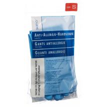 sanor Anti Allergie Handschuhe PVC S blau (1 Paar)