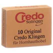 Credo Ersatzklingen Hornhauthobel Schachtel (10 Stück)
