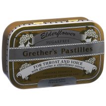 Grethers Elderflower Pastillen ohne Zucker (110 g)