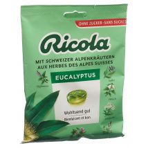 Ricola Eucalyptus Bonbons ohne Zucker mit Stevia (125 g)