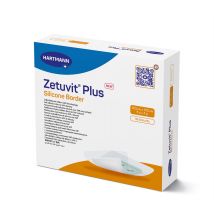 Zetuvit Plus Silicone Border 17.5x17.5cm (10 Stück)