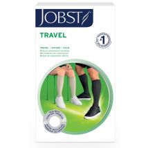 Jobst Travel Socks Kniestrumpf 15-20mmHg 2 geschlossene Zehe schwarz (1 Paar)