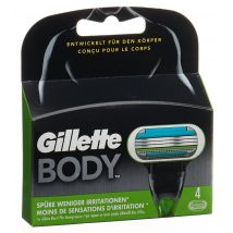 Gillette Body Systermklingen (4 Stück)
