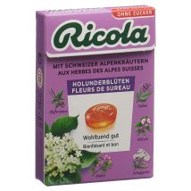 Ricola Holunderblüten Bonbons ohne Zucker mit Stevia (50 g)