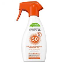 Dermolab Latte Solare Viso e Corpo Protezione Alta Spf 50 - 250 ml