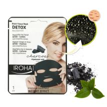 Iroha Nature - 1 maschera intensiva detox con tecnologia in tessuto nero