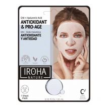 Iroha Nature - 1 maschera viso tessuto intensiva antiossidante e anti-età