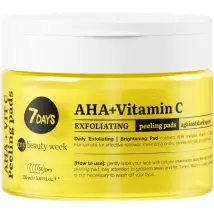 7 days - AHA + Vitamin C Exfoliating Peeling pads - 150 ml