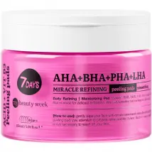 7 days - AHA + BHA + PHA + LHA Miracle refining peeling pads smoothing 50 pz