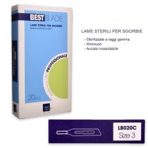 Labor - Best Blade - Lame sterili per sgorbie - Size 3