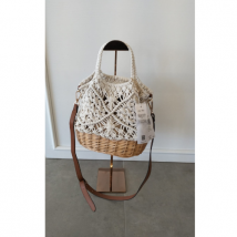 Alex Max - Borsa mare con fondo in paglia - 01