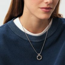 Collier Mi-long 1960 - Argenté - Taille Unique - Argent 925/1000 rhodié - Agatha Paris