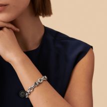 Bracelet Souple 1974 - Argenté - Taille Unique - Laiton rhodié - Agatha Paris
