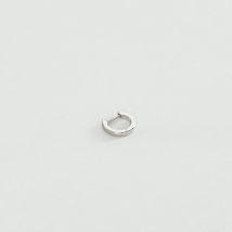Piercing Créole Criolla - Argenté - Taille Unique - Argent 925/1000 rhodié - Agatha Paris